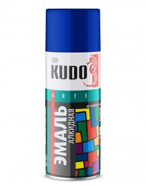Краска синяя аэрозоль 520мл KUDO KU-1011 KUDO