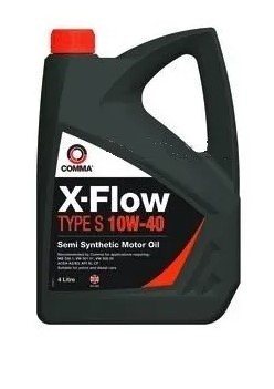 COMMA 10W40 X-FLOW TYPE XS (4L) масло мот.! полусин ACEA A3/B3, API SL/CF XFXS4L COMMA