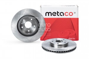 Диск тормозной передний вентилируемый 3050237 3050237 METACO
