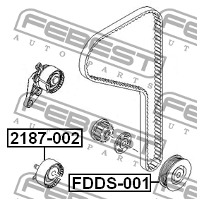 Шкив коленвала FDDS-001 FDDS-001 FEBEST