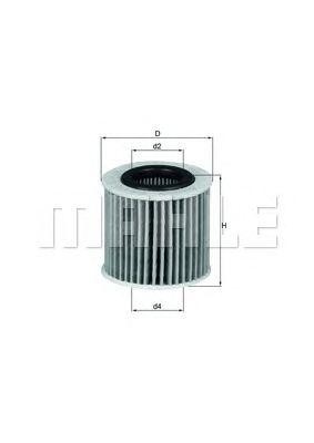 TOYOTA AURIS/COROLLA/RAV 4/YARIS OX416D2 MAHLE KNECHT