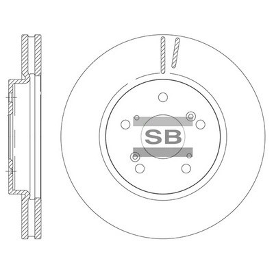 Диск тормозной GREAT WALL H6 FIRST GENERATION SD8515 SD8515 SANGSIN