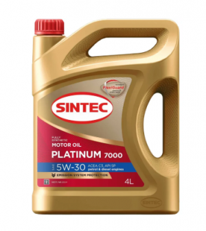 Масло моторное SINTEC Platinum 7000 C3/SP 5W30 синт.4л 600149 SINTEC