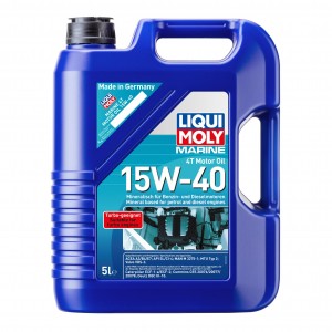 LiquiMoly 15W40 Marine 4T Motor Oil (5L) мин. масло моторн.! для водн.техн.\API  25016 LIQUI MOLY