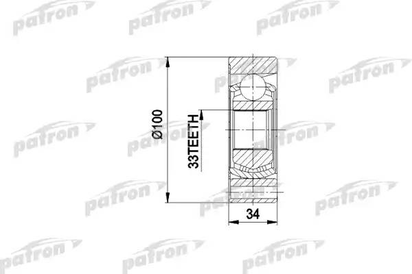 ШРУС PCV3010 (302247) PCV3010 PATRON