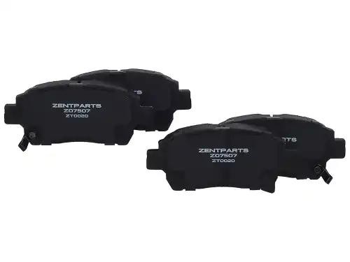 колодки дисковые передние! Toyota Yaris 1.0i/1.3i/1.5WTi/1.4D 99-01 Z07507 ZENTPARTS