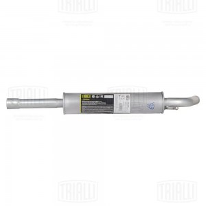 Глушитель Skoda Fabia (01-)/VW Polo (01-) 1.4i доп. (рез-р) (алюм. сталь) (EAM 1 EAM1811 TRIALLI