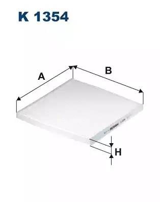 Фильтр салона FILTRON (рамка) K1354 K1354 FILTRON