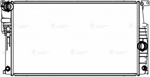 Радиатор охл. для ам BMW 3 (F30) (11-) 1.5i,2.0i,3.0i LRc26111 LRC 26111 LUZAR