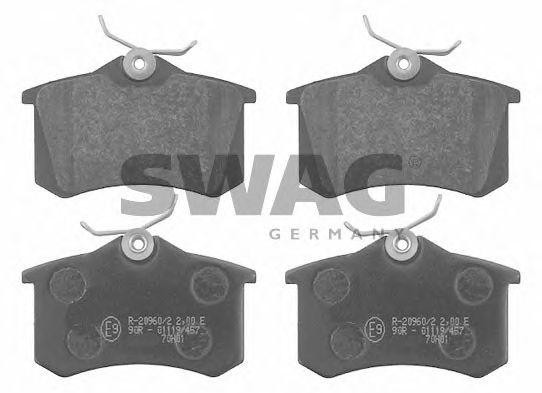 SEAT/ PEUGEOT/ VW 87.2x52x15ММ 30 91 6146 SWAG