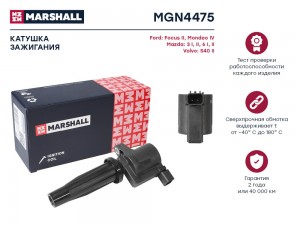 Катушка зажигания Ford Focus II 04-  Mondeo IV -07 Mazda 3 I II 03-  6 I II 02-  MGN4475 MARSHALL
