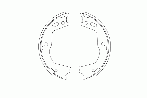 Колодки барабанные HYUNDAI SANTA FE III GS8803 GS8803 TRW