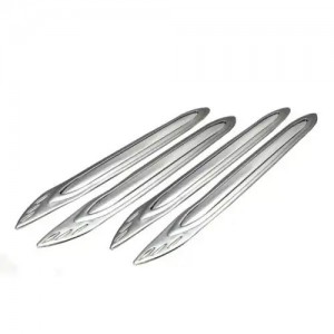 Накладка бампера 470х55мм серая (4шт.) АВТОСТОП HJ106GY AVTOSTOP