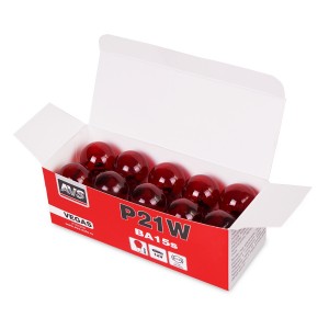 Лампа AVS Vegas 12V. P21W(BA15S) "red"  A78180S A78180S AVS