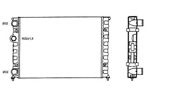 VW GOLF III 1.4-1.6 430x322 58819 NRF