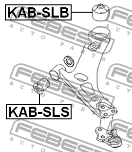 Сайлентблок KAB-SLB KAB-SLB FEBEST