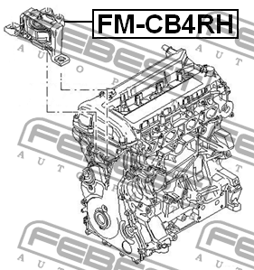 Опора двигателя FM-CB4RH FM-CB4RH FEBEST