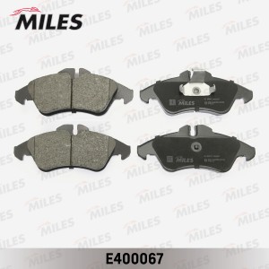 Колодки тормозные передние (без датчика) (Смесь Low-Metallic) MERCEDES SPRINTER  E400067 MILES