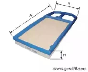 Фильтр воздушный AG711 AG 711 GOODWILL