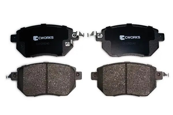 Колодки тормозные дисковые передние (Low Metallic) C11CR0040 CWORKS