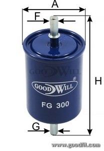 Фильтр топливный FG300 FG 300 GOODWILL