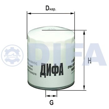Фильтр масляный ГАЗ-3110,3302 (дв.ЗМЗ-406) DIFA DIFA 5003 DIFA