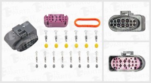 Разъем VW AUDI SEAT SKODA электрический (14-ти контактный) (ответная часть 77437 7743738 TE PARTS