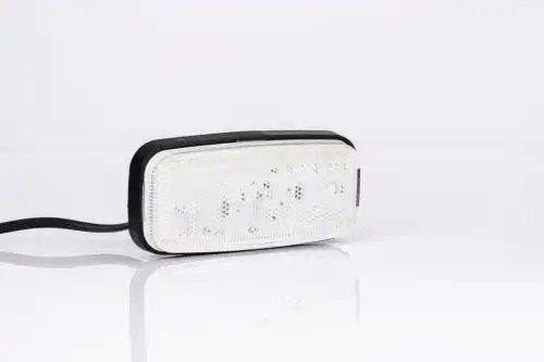 фонарь габаритный! LED, белый, 123х56, с проводом 0,5м\ Universal FT075BLED FRISTOM