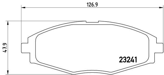 P15006 696 00=D11144-01=707 000B-SX !колодки дисковые п.\ Daewoo Lanos/Matiz 0.8 P15006 BREMBO