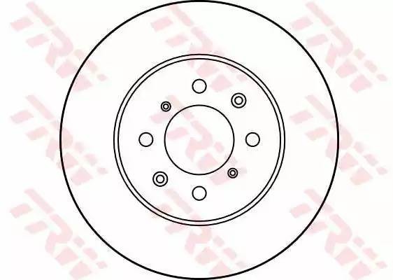 Диск тормозной передний HONDA CIVIC V-VII DF3021 DF3021 TRW