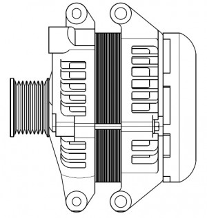 Генератор для а/м BMW X3 F25 (12-) 2.0T/3.0i/5 F10 (10-) 2.5i/3.0i 210A (LG 2604 LG 2604 START VOLT