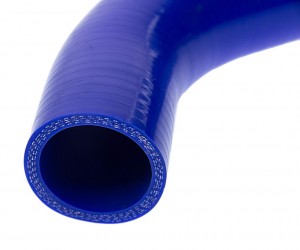 Патрубок ГАЗ-3110,3302 термостата (L=180мм,d=38) синий силикон MEGAPOWER 130-16-049 MEGA POWER