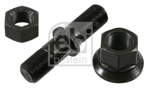 Шпилька колеса BPW (M22х1.5х45, M22х2.0х48 L=100мм) в сборе (гайки FE01279, FE05 05207 FEBI BILSTEIN