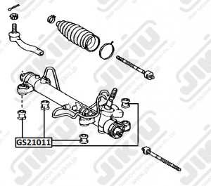 Втулка рулевой рейки TOYOTA AVENSIS (T25), ISIS 04-, 12- GS21011 GS21011 JIKIU