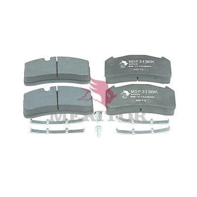 колодки дисковые !29 030 \ROR, MAN, MB MDP3030K MERITOR