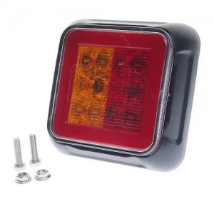 Фонарь задний универсальный светодиодный 12/24V c указателем поворота MEGAPOWER 37017034 MEGA POWER