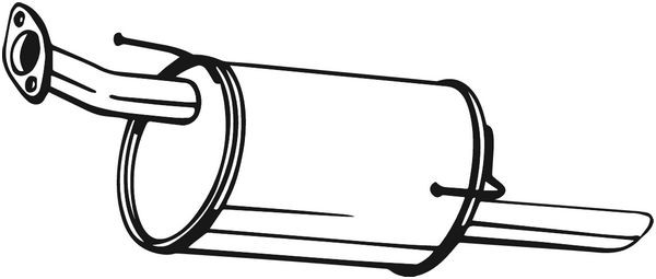 Глушитель NISSAN Juke (10-) задняя часть BOSAL 145-289 BOSAL