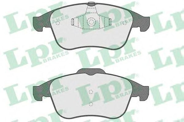 Комплект тормозных колодок 05P1534 05P1534 LPR