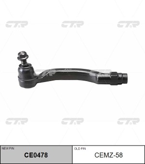 Наконечник рулевой тяги MAZDA 6 (07-) левый CTR CE0478 CTR