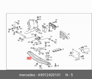 ОПОРА ДВИГАТЕЛЯ A9012420101 MERCEDES BENZ