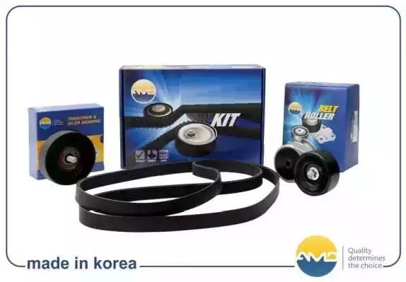 Комплект ремня приводного (ремень+два ролика с натяжителем) (с конд.) HYUNDAI So AMD.KITBR125 AMD