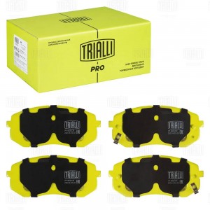 Колодки тормозные дисковые передние керамические PRO PF0820CR TRIALLI