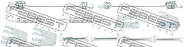 Ремкомплект FORD Fiesta (95-),Fusion (02-) колодок тормозных задних FEBEST 0504-DYR FEBEST