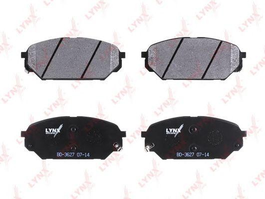 Колодки тормозные передние подходит для HYUNDAI ix55 3.0D-3.8 08 BD-3627 BD-3627 LYNXAUTO
