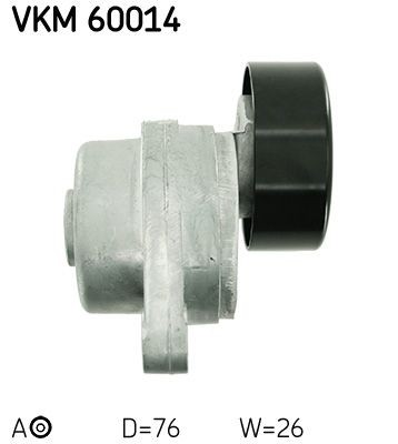 натяжитель ремня! с роликом\ Daewoo Lanos/Nubira 1.6 16V 97> VKM-60014 SKF