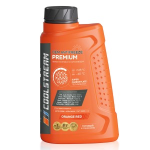 Антифриз оранжевый -40C 1.1кг/1л Premium COOL STREAM CS010101 COOLSTREAM