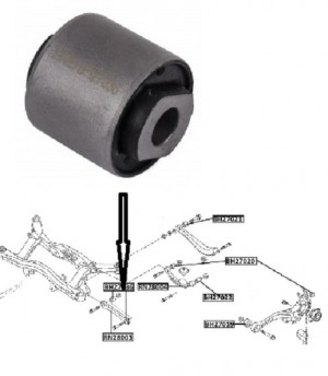 Сайлентблок задн подвески SUBARU LEGACY 98-09 BH27036 BH27036 JIKIU