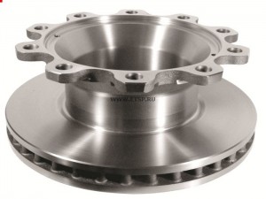 Диск тормозной D-430mm,H-160mm,10 шпилек, вентилируемый КамАЗ-5490 960356 EMMERRE