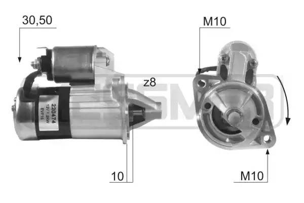 Стартер MITSUBISHI CARISMA 220474 220474 ERA