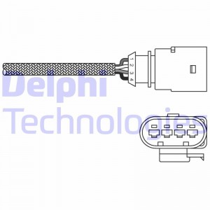 лямбда-зонд универсальный!\ Audi, VW, BMW, MB, Toyota, Peugeot, Opel, Kia, Ford, ES20289-12B1 DELPHI
